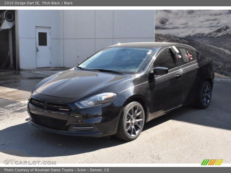 Pitch Black / Black 2016 Dodge Dart SE