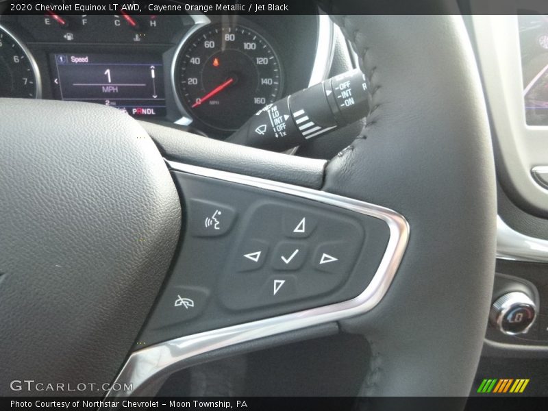 Cayenne Orange Metallic / Jet Black 2020 Chevrolet Equinox LT AWD