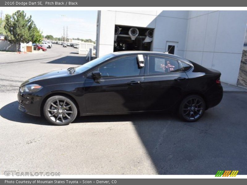 Pitch Black / Black 2016 Dodge Dart SE