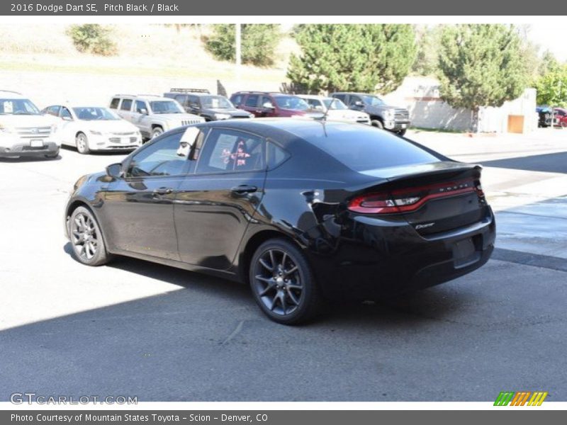 Pitch Black / Black 2016 Dodge Dart SE