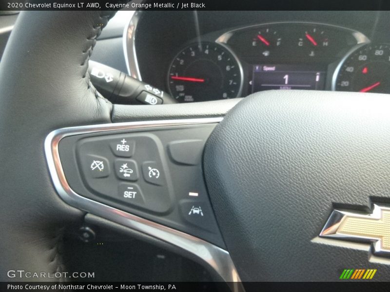 Cayenne Orange Metallic / Jet Black 2020 Chevrolet Equinox LT AWD
