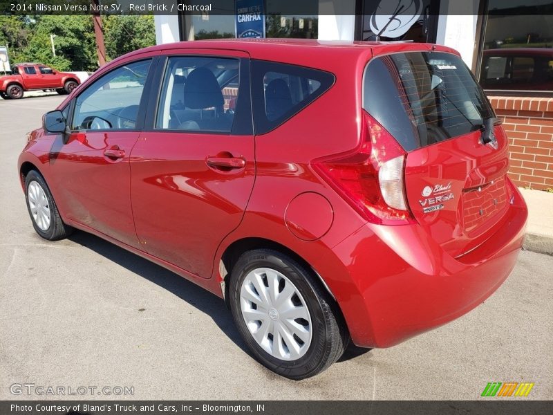 Red Brick / Charcoal 2014 Nissan Versa Note SV