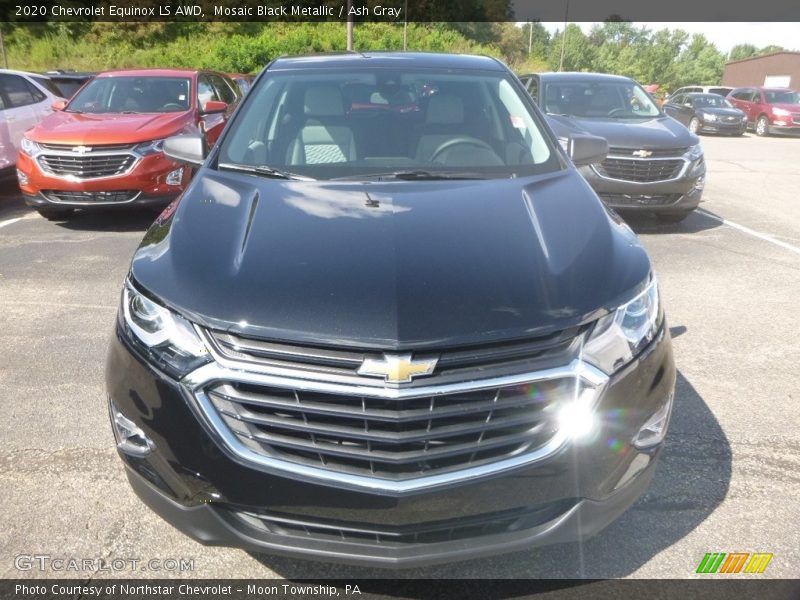 Mosaic Black Metallic / Ash Gray 2020 Chevrolet Equinox LS AWD
