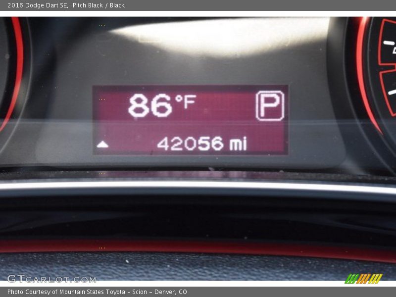 Pitch Black / Black 2016 Dodge Dart SE