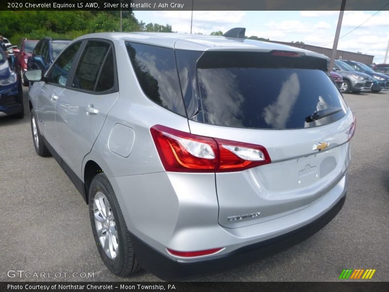 Silver Ice Metallic / Ash Gray 2020 Chevrolet Equinox LS AWD