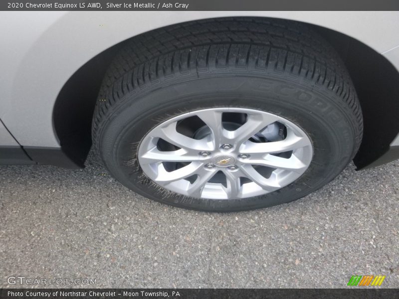 Silver Ice Metallic / Ash Gray 2020 Chevrolet Equinox LS AWD