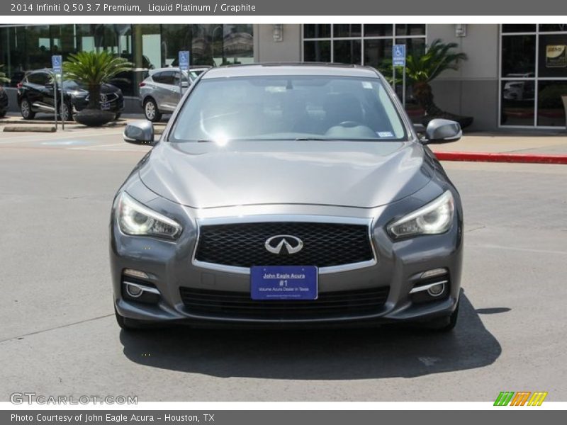 Liquid Platinum / Graphite 2014 Infiniti Q 50 3.7 Premium