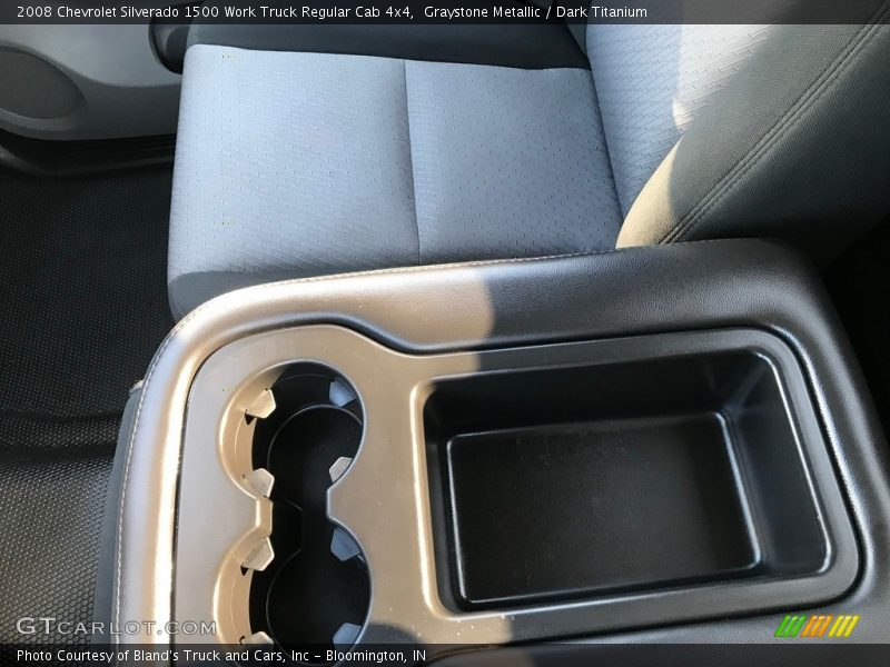 Graystone Metallic / Dark Titanium 2008 Chevrolet Silverado 1500 Work Truck Regular Cab 4x4