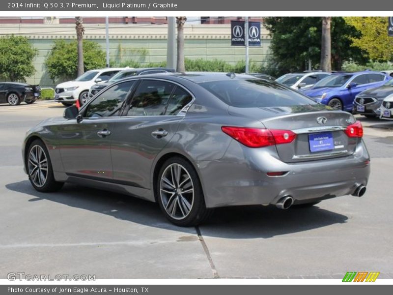 Liquid Platinum / Graphite 2014 Infiniti Q 50 3.7 Premium