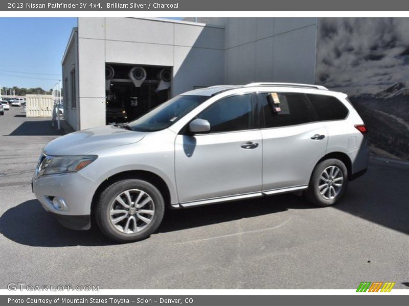 Brilliant Silver / Charcoal 2013 Nissan Pathfinder SV 4x4