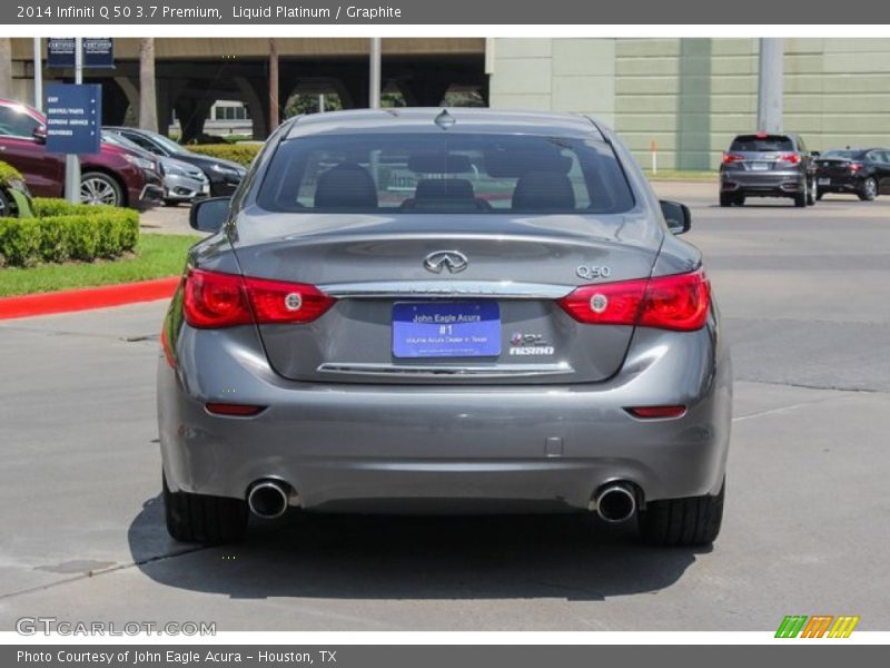 Liquid Platinum / Graphite 2014 Infiniti Q 50 3.7 Premium