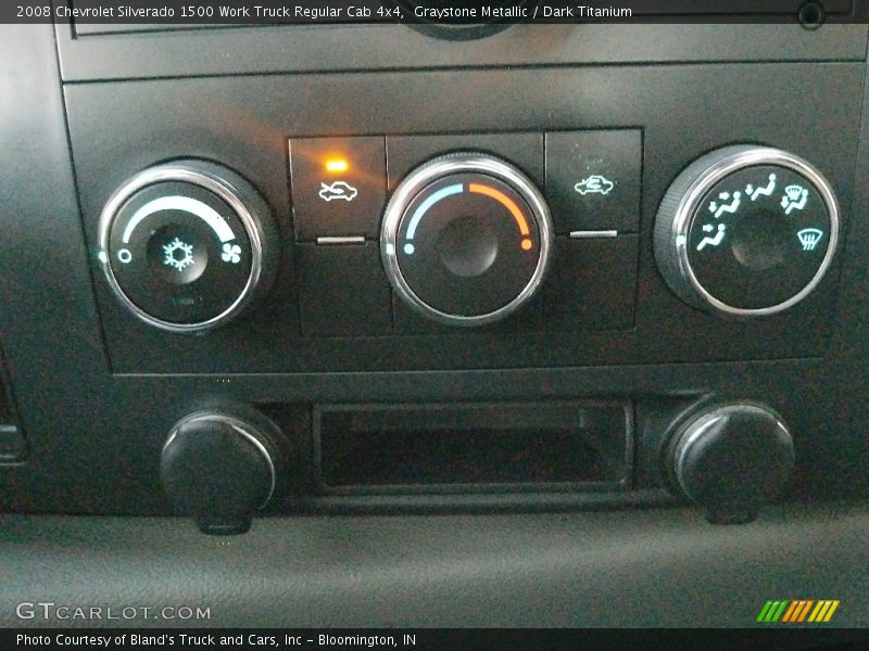 Graystone Metallic / Dark Titanium 2008 Chevrolet Silverado 1500 Work Truck Regular Cab 4x4