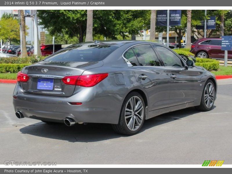 Liquid Platinum / Graphite 2014 Infiniti Q 50 3.7 Premium