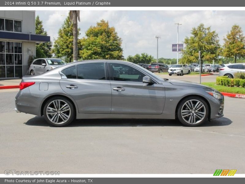 Liquid Platinum / Graphite 2014 Infiniti Q 50 3.7 Premium