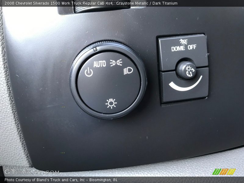 Graystone Metallic / Dark Titanium 2008 Chevrolet Silverado 1500 Work Truck Regular Cab 4x4