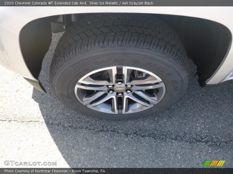 Silver Ice Metallic / Ash Gray/Jet Black 2020 Chevrolet Colorado WT Extended Cab 4x4
