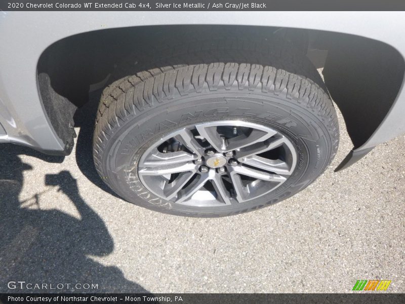 Silver Ice Metallic / Ash Gray/Jet Black 2020 Chevrolet Colorado WT Extended Cab 4x4