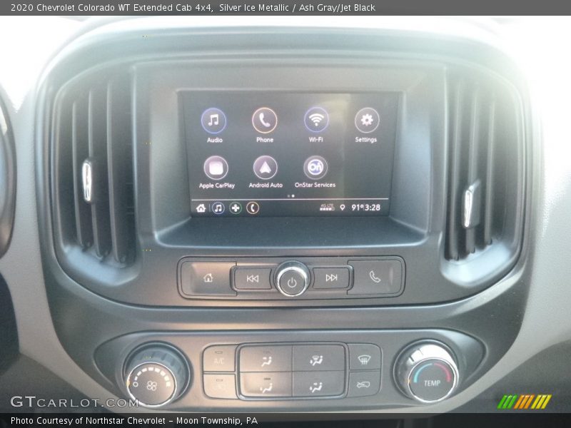 Silver Ice Metallic / Ash Gray/Jet Black 2020 Chevrolet Colorado WT Extended Cab 4x4