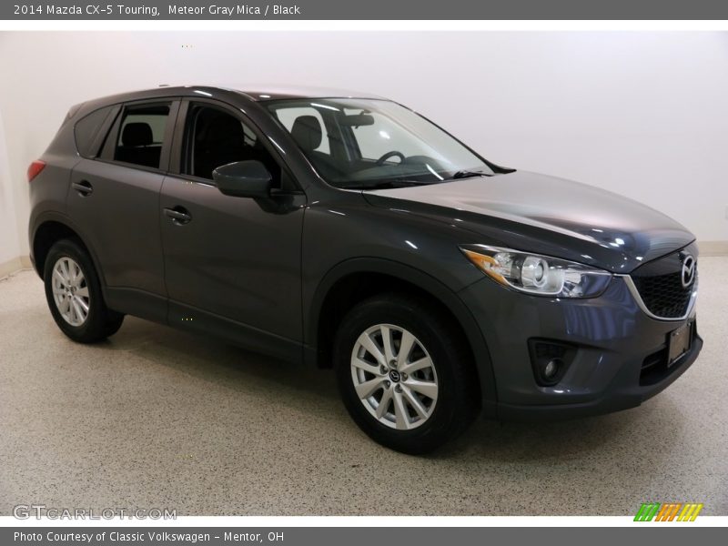 Meteor Gray Mica / Black 2014 Mazda CX-5 Touring