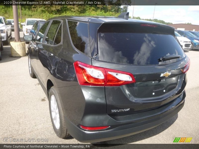 Nightfall Gray Metallic / Ash Gray 2020 Chevrolet Equinox LS AWD
