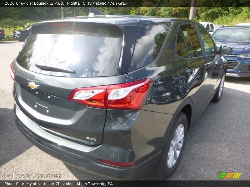 Nightfall Gray Metallic / Ash Gray 2020 Chevrolet Equinox LS AWD