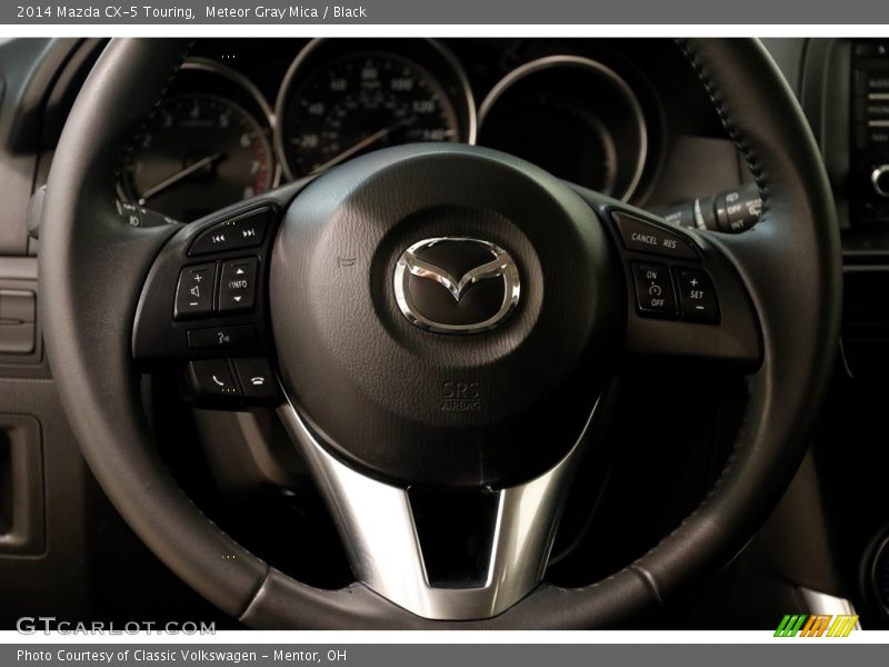 Meteor Gray Mica / Black 2014 Mazda CX-5 Touring