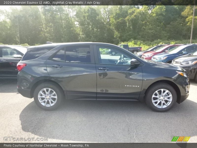 Nightfall Gray Metallic / Ash Gray 2020 Chevrolet Equinox LS AWD