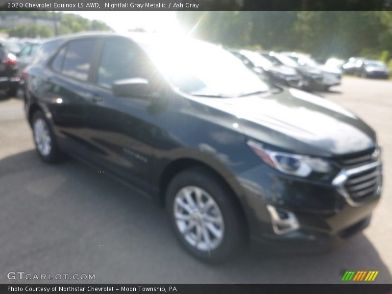 Nightfall Gray Metallic / Ash Gray 2020 Chevrolet Equinox LS AWD