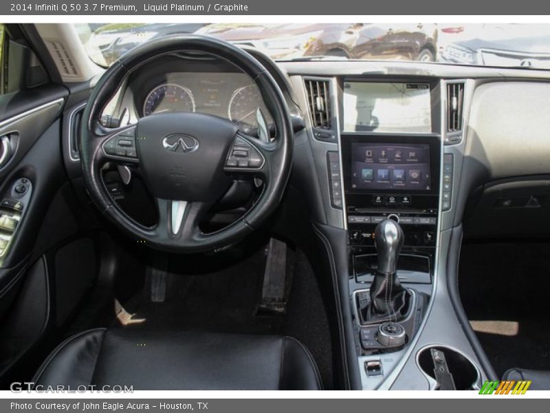 Liquid Platinum / Graphite 2014 Infiniti Q 50 3.7 Premium