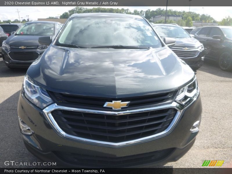 Nightfall Gray Metallic / Ash Gray 2020 Chevrolet Equinox LS AWD