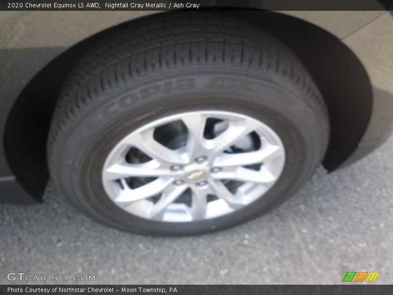 Nightfall Gray Metallic / Ash Gray 2020 Chevrolet Equinox LS AWD
