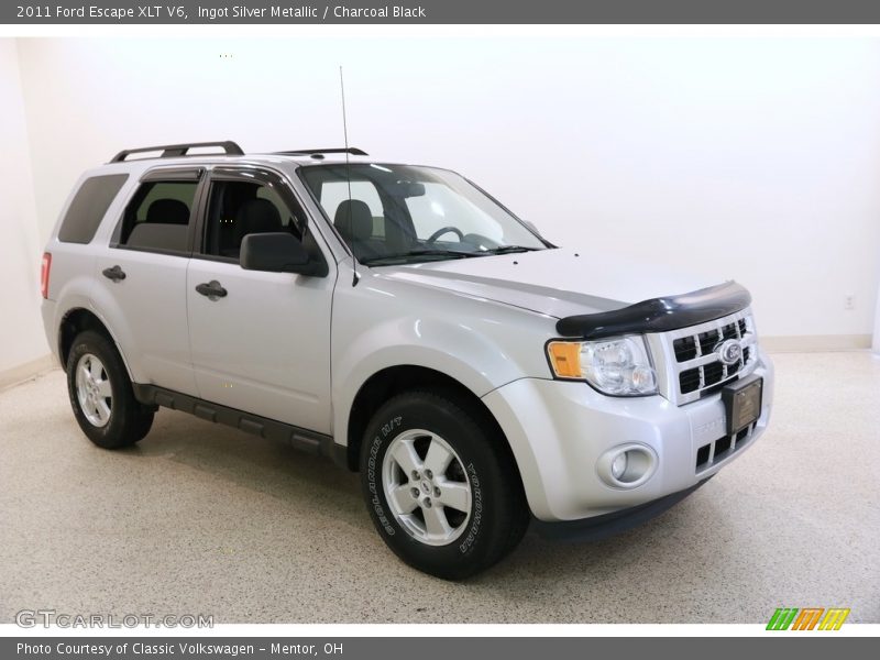 Ingot Silver Metallic / Charcoal Black 2011 Ford Escape XLT V6
