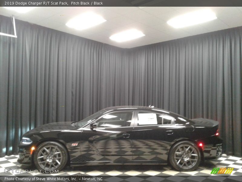 Pitch Black / Black 2019 Dodge Charger R/T Scat Pack