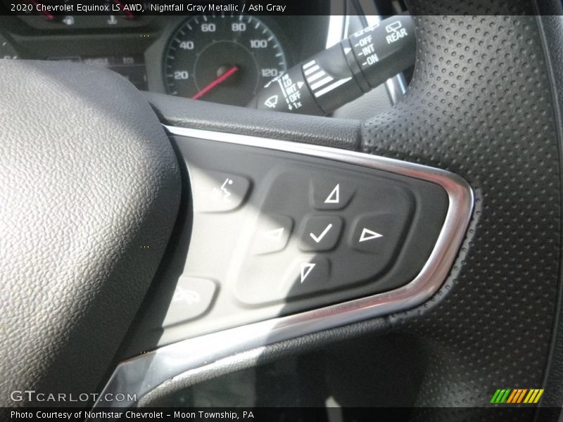 Nightfall Gray Metallic / Ash Gray 2020 Chevrolet Equinox LS AWD