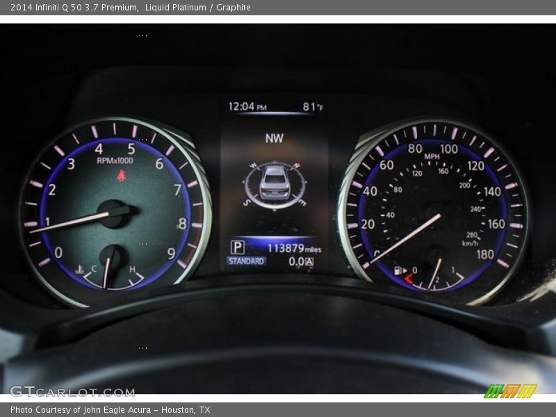 Liquid Platinum / Graphite 2014 Infiniti Q 50 3.7 Premium