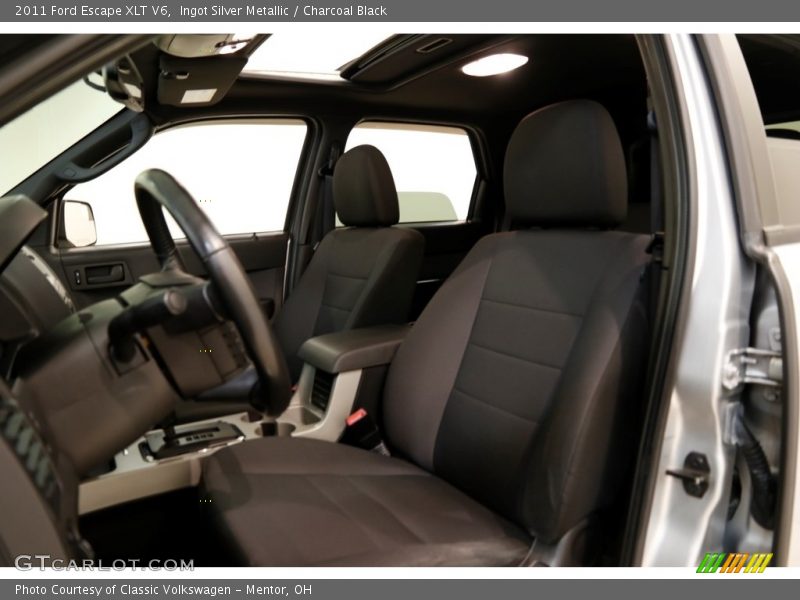 Ingot Silver Metallic / Charcoal Black 2011 Ford Escape XLT V6