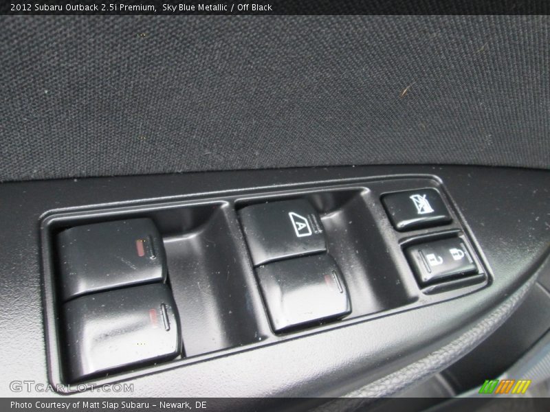 Sky Blue Metallic / Off Black 2012 Subaru Outback 2.5i Premium