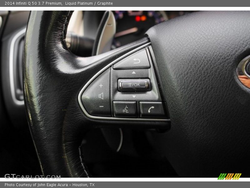 Liquid Platinum / Graphite 2014 Infiniti Q 50 3.7 Premium