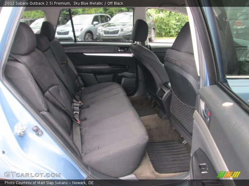 Sky Blue Metallic / Off Black 2012 Subaru Outback 2.5i Premium
