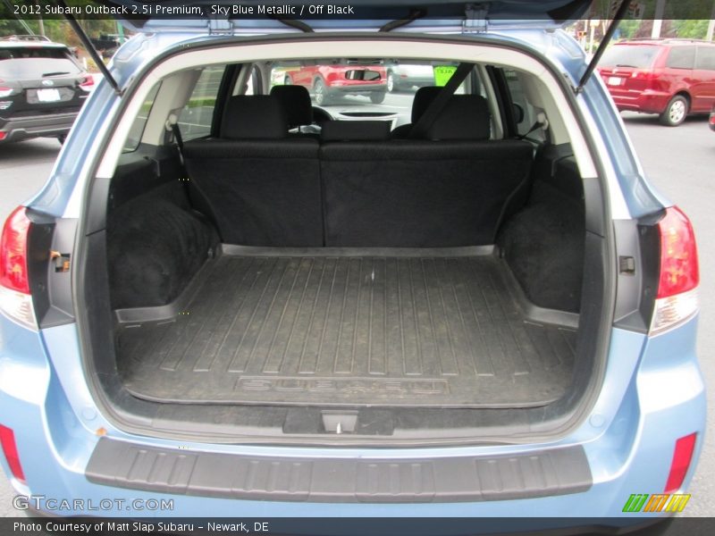 Sky Blue Metallic / Off Black 2012 Subaru Outback 2.5i Premium
