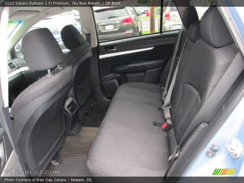 Sky Blue Metallic / Off Black 2012 Subaru Outback 2.5i Premium
