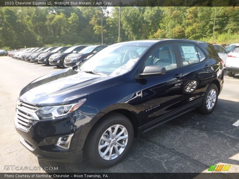 Midnight Blue Metallic / Ash Gray 2020 Chevrolet Equinox LS