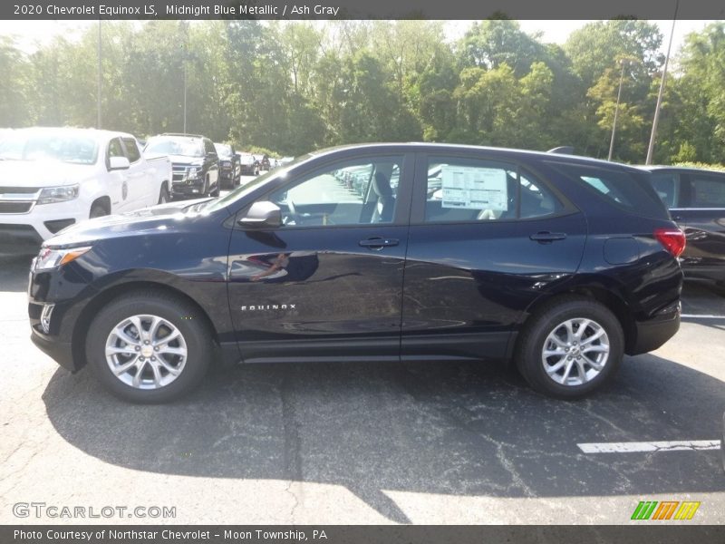 Midnight Blue Metallic / Ash Gray 2020 Chevrolet Equinox LS