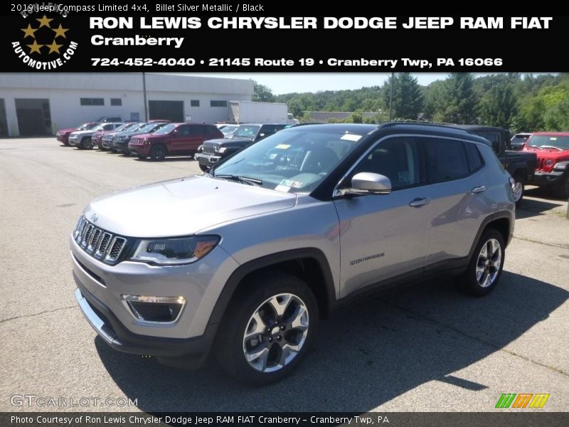 Billet Silver Metallic / Black 2019 Jeep Compass Limited 4x4