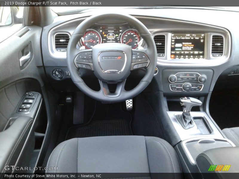 Pitch Black / Black 2019 Dodge Charger R/T Scat Pack