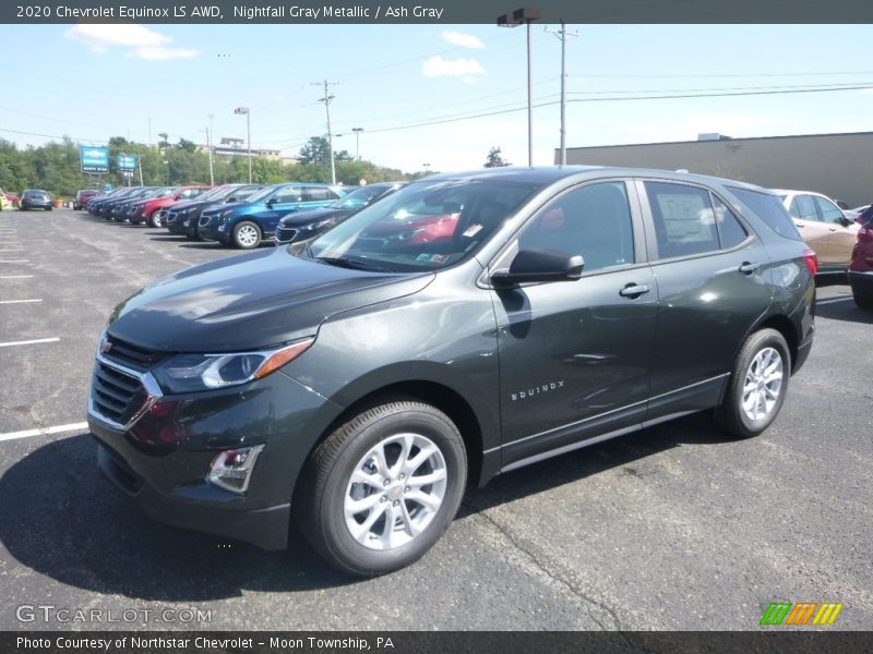 Nightfall Gray Metallic / Ash Gray 2020 Chevrolet Equinox LS AWD