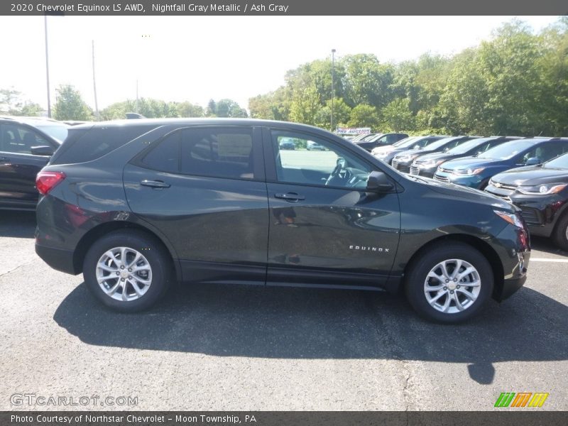 Nightfall Gray Metallic / Ash Gray 2020 Chevrolet Equinox LS AWD