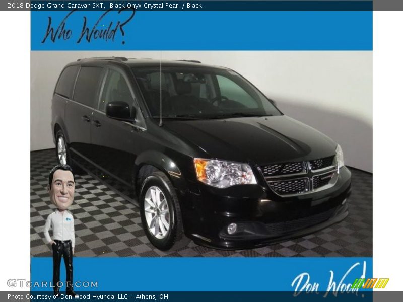 Black Onyx Crystal Pearl / Black 2018 Dodge Grand Caravan SXT