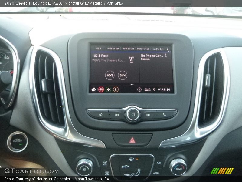 Nightfall Gray Metallic / Ash Gray 2020 Chevrolet Equinox LS AWD