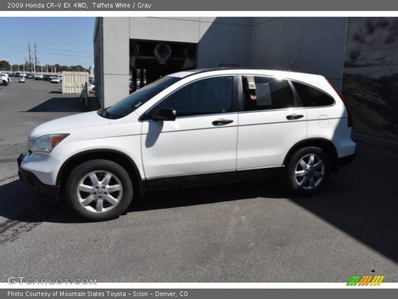 Taffeta White / Gray 2009 Honda CR-V EX 4WD